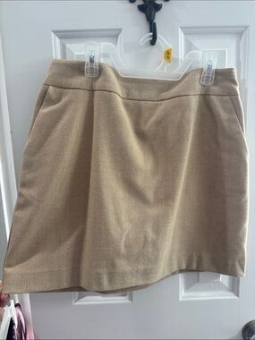Crown Beige Mini Skirt